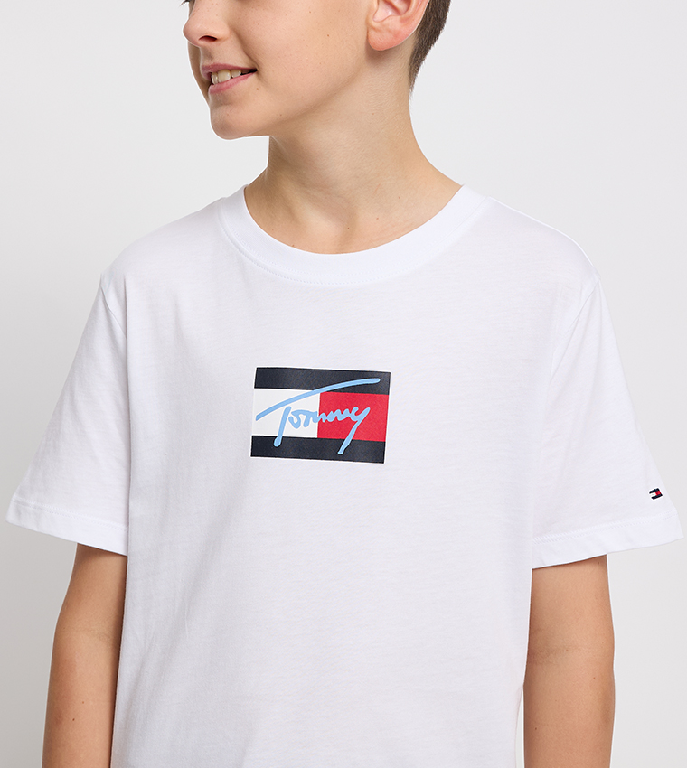 Logo Printed Crew Neck T-Shirt