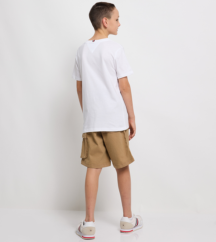 Logo Printed Crew Neck T-Shirt