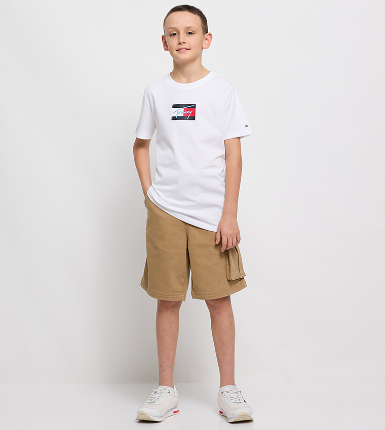 Logo Printed Crew Neck T-Shirt