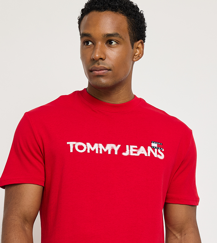 Monotype Printed Crew Neck T-Shirt