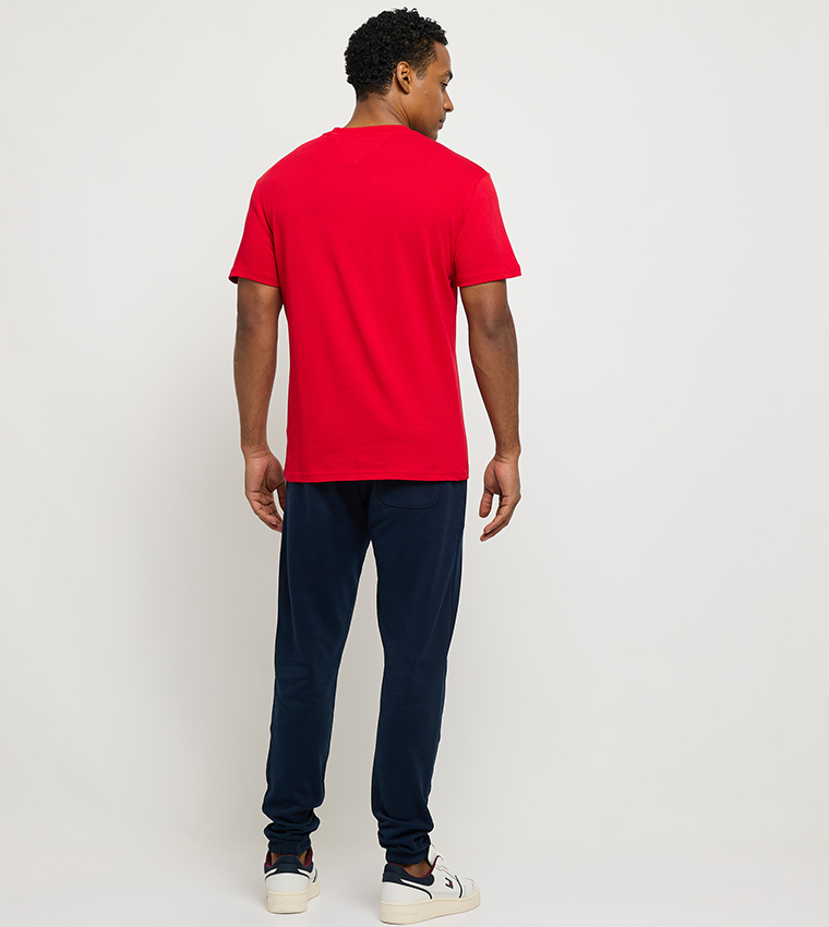Monotype Printed Crew Neck T-Shirt