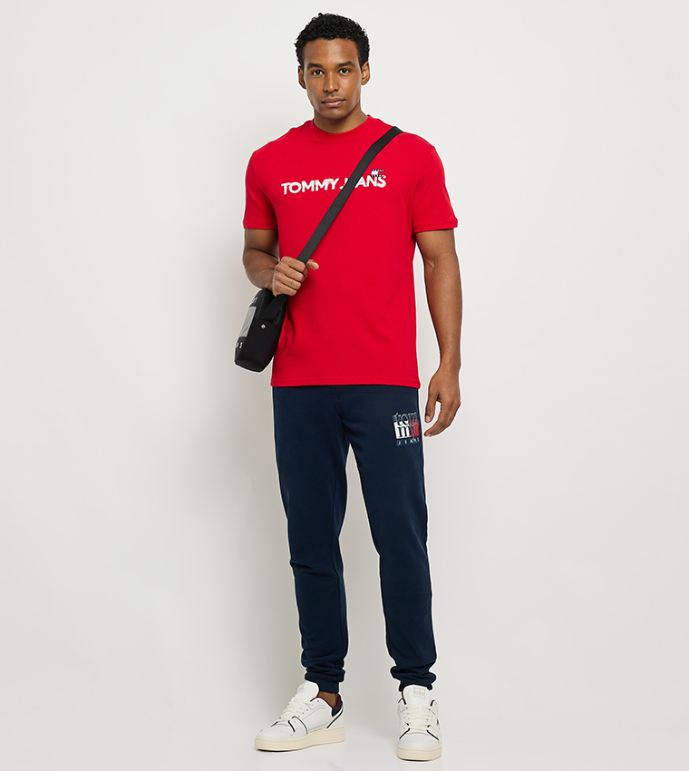 Monotype Printed Crew Neck T-Shirt