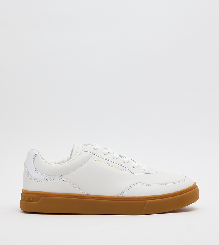 Logo Detail Lace Up Sneakers