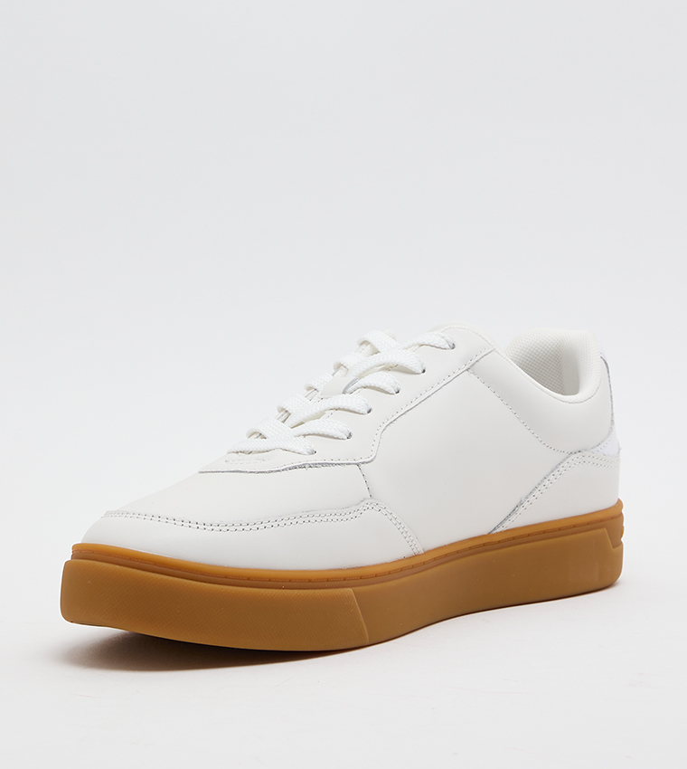 Logo Detail Lace Up Sneakers