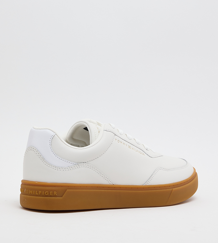 Logo Detail Lace Up Sneakers