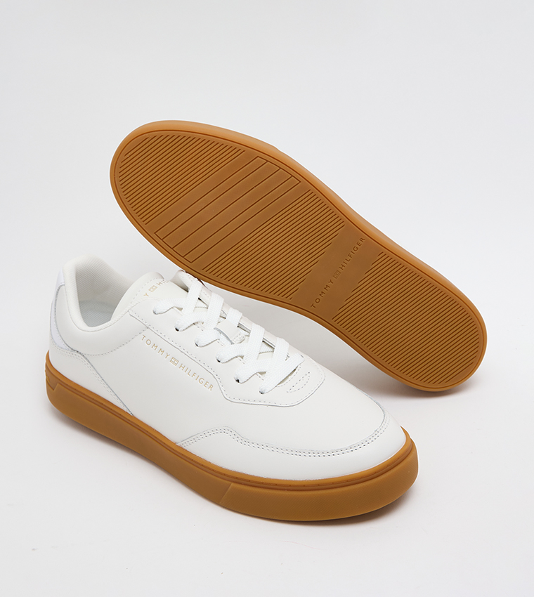 Logo Detail Lace Up Sneakers