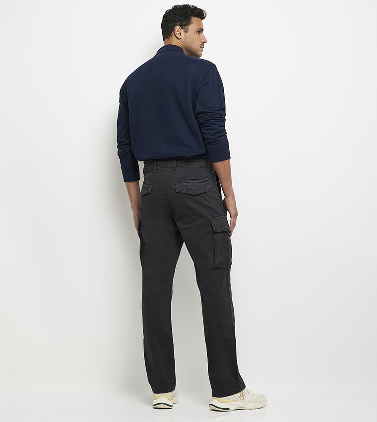 بنطال كارغو بخصر متوسط 