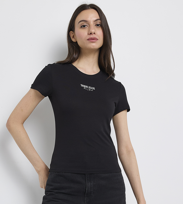 Logo Printed Slim Fit T-Shirt