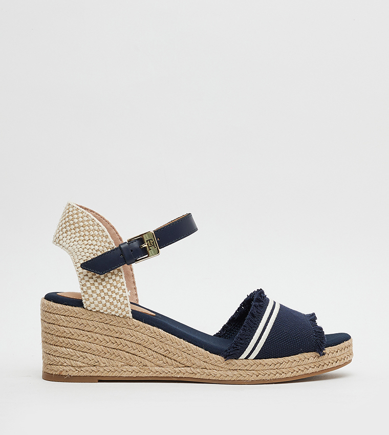 Ankle Strap Espadrille Wedges
