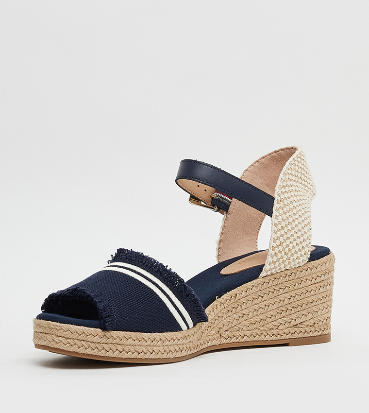 Ankle Strap Espadrille Wedges