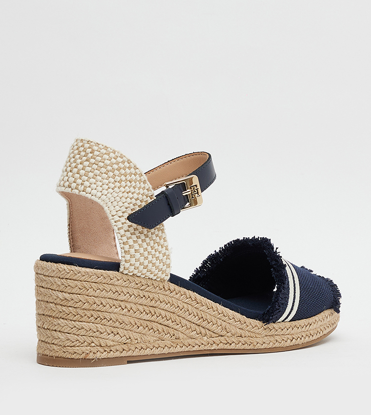 Ankle Strap Espadrille Wedges