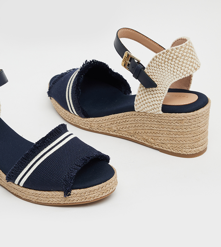 Ankle Strap Espadrille Wedges