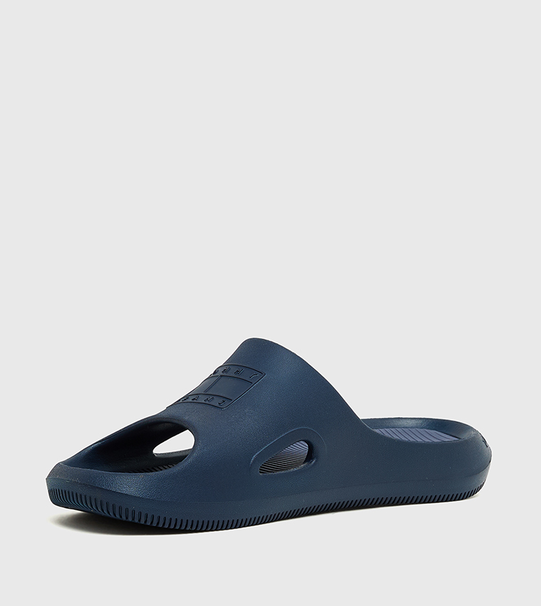 Embossed Open Toe Slides