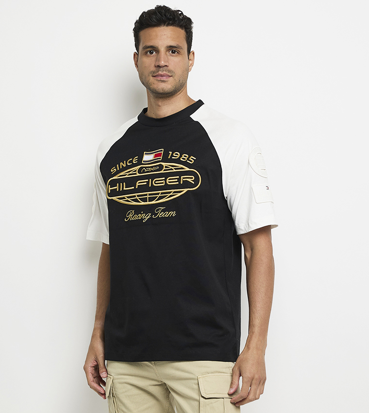 F1 Movie Embroidered Crew Neck T-Shirt