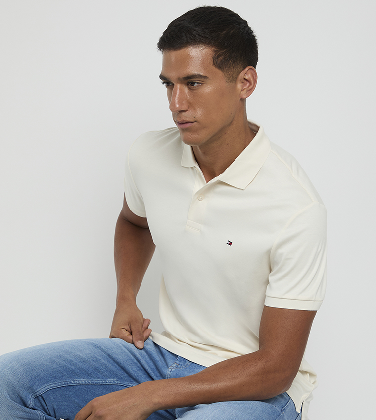 Logo Detail Short Sleeves Polo T-Shirt