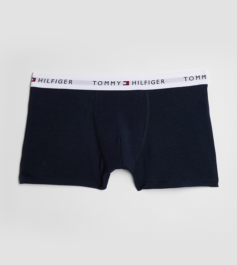 3-Pack Logo Waistband Trunks