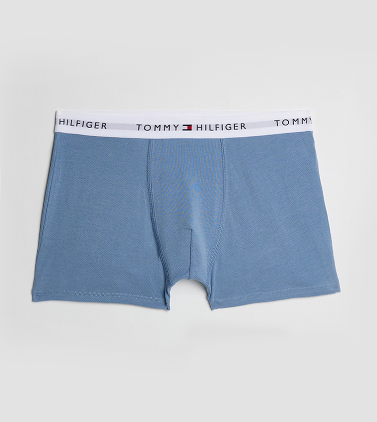 3-Pack Logo Waistband Trunks