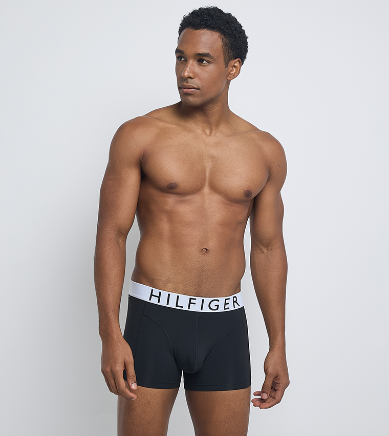 سروال بخصر مرن بشعار - 3 قطع