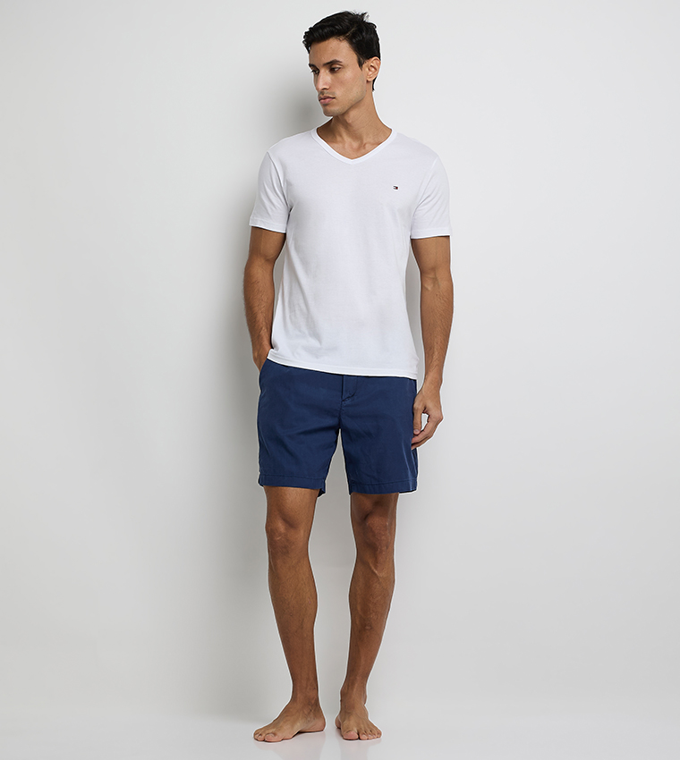 3-Pack Flag Embroidered V-Neck T-Shirts