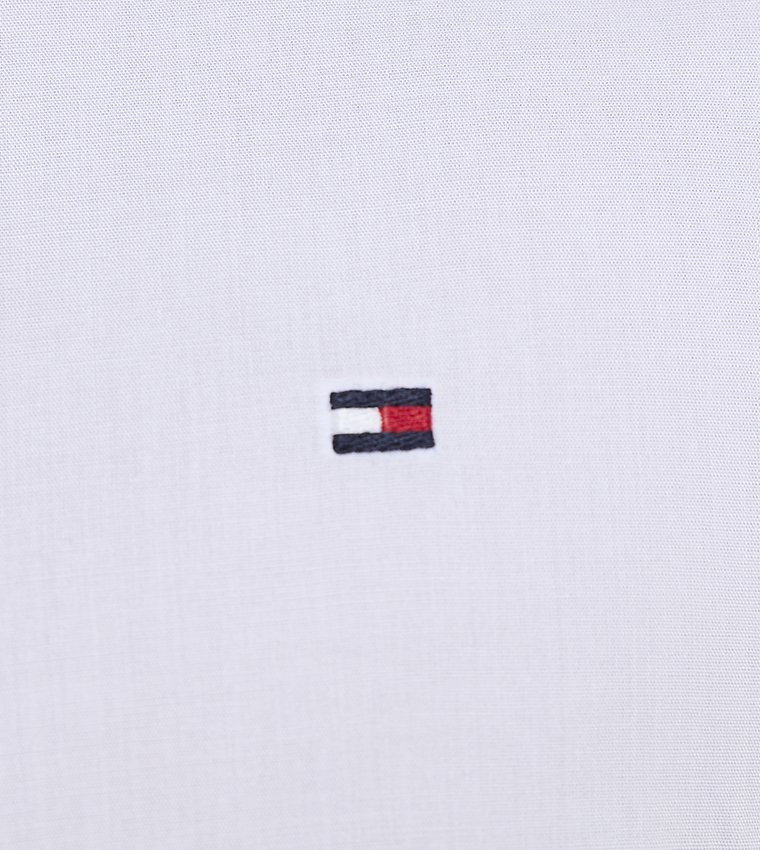 Flag Embroidered Long Sleeves Shirt