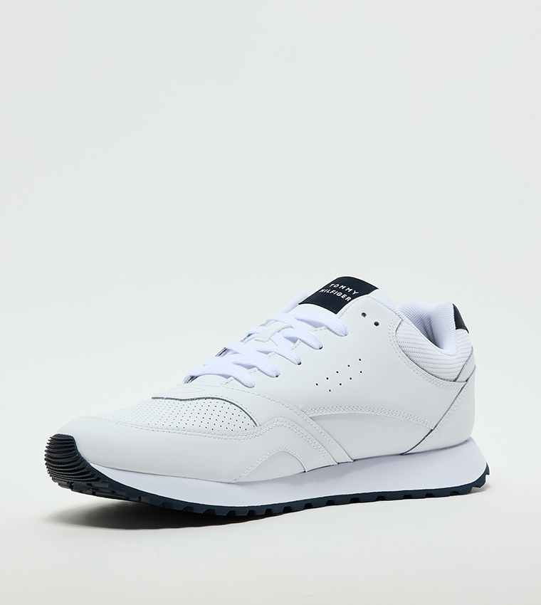 Logo Detail Lace-Up Runner Sneakers