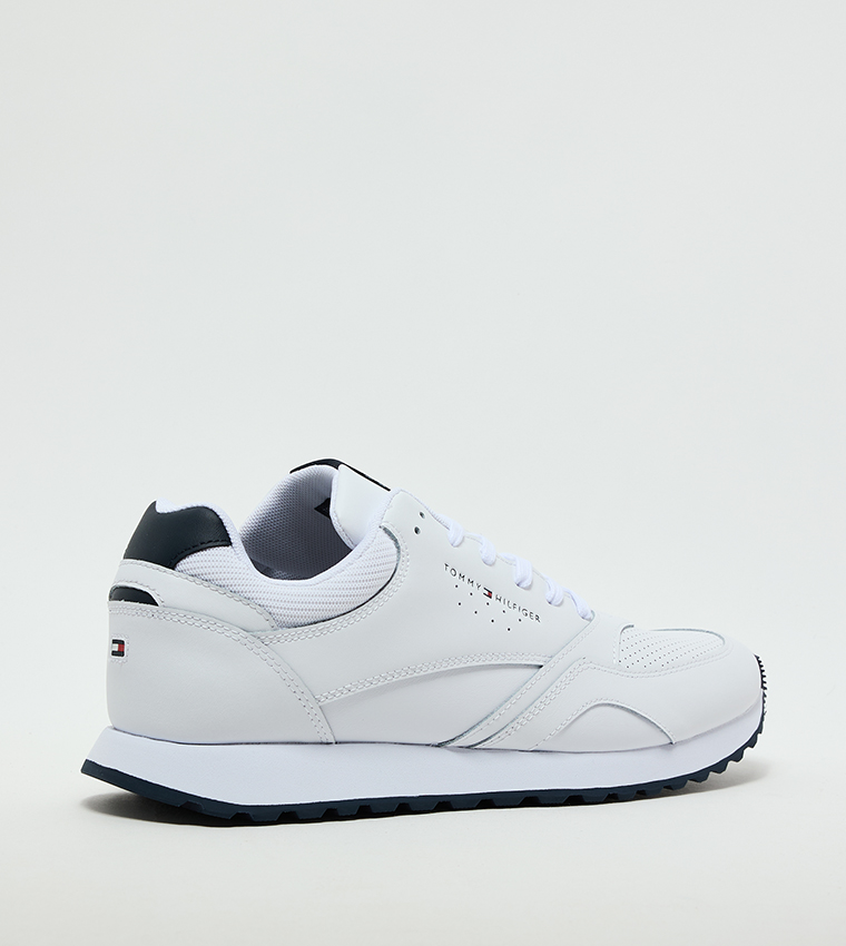 Logo Detail Lace-Up Runner Sneakers