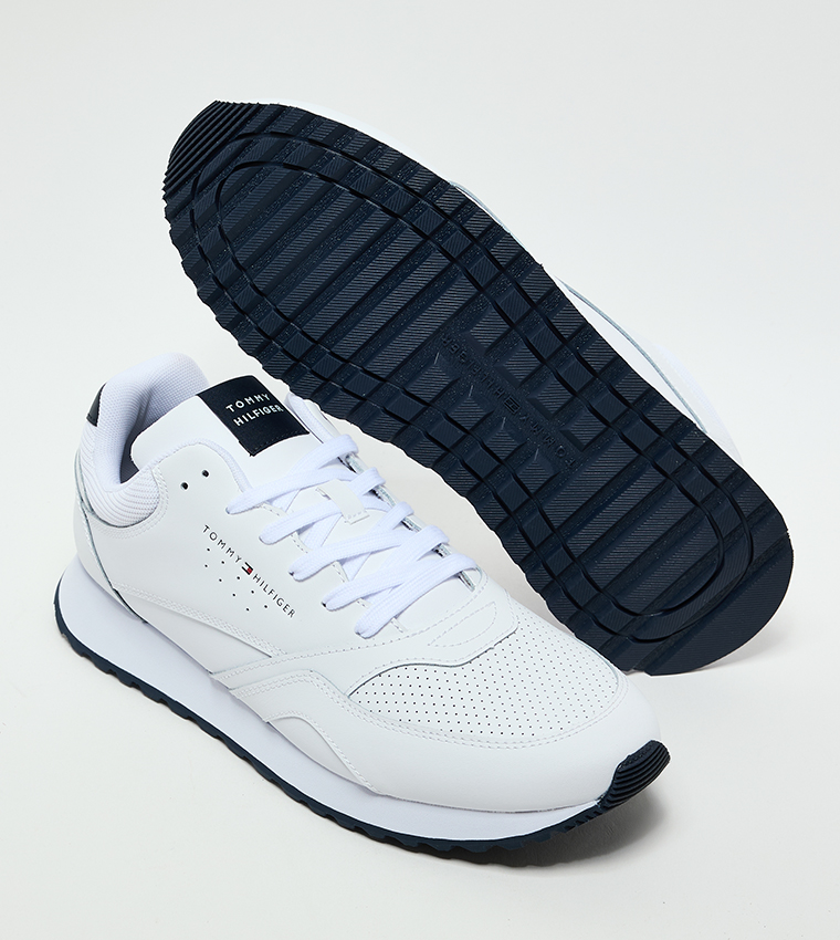 Logo Detail Lace-Up Runner Sneakers