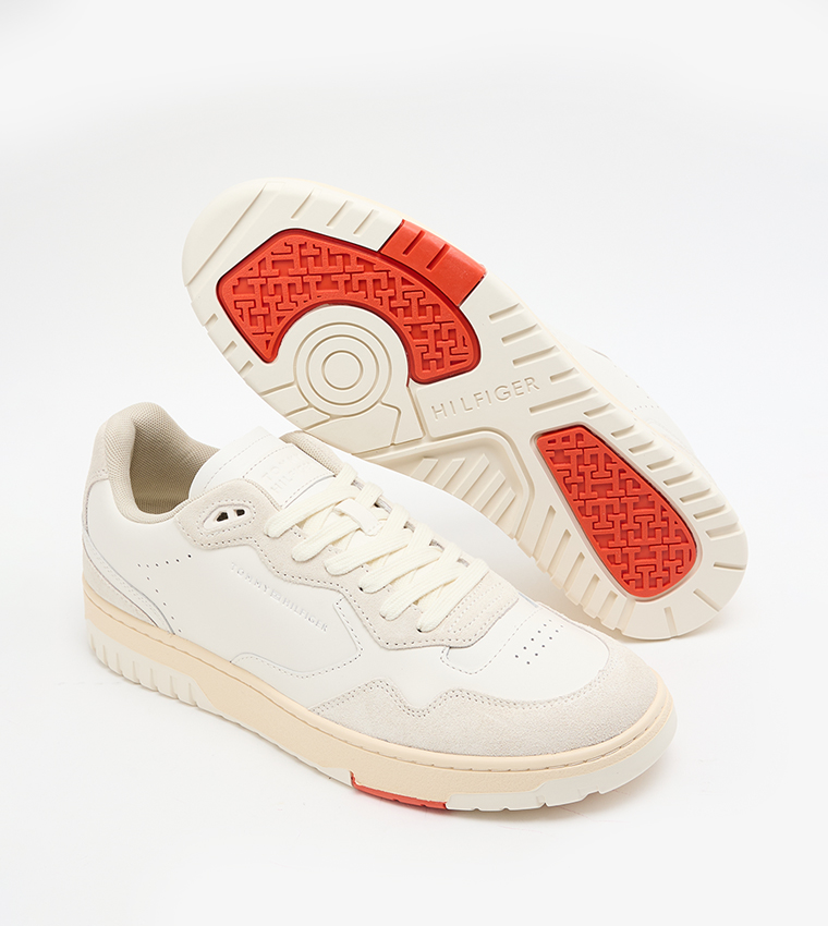 Logo Detail Lace Up Sneakers