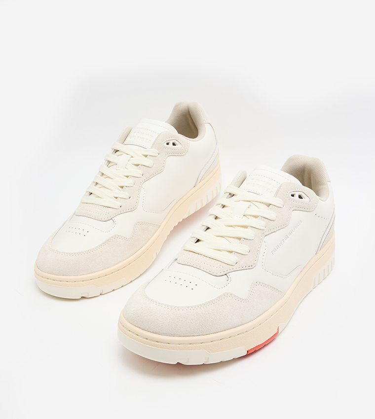Logo Detail Lace Up Sneakers