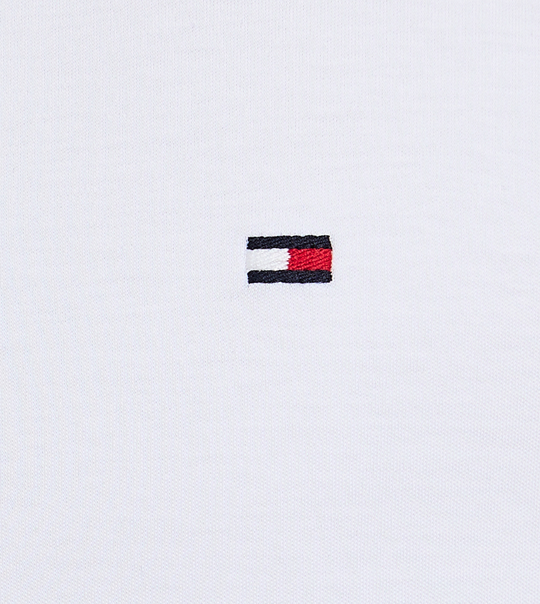 Flag Detail Short Sleeves Polo T-Shirt