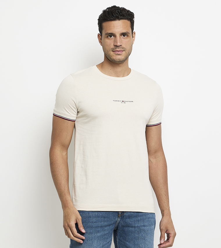 Logo Printed Crew Neck T-Shirt