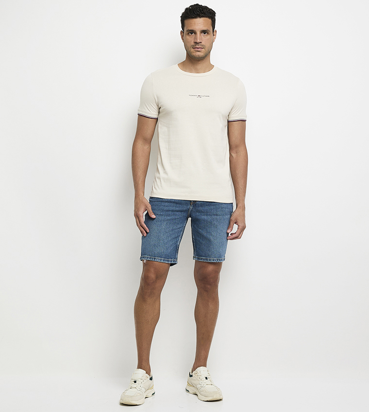 Logo Printed Crew Neck T-Shirt