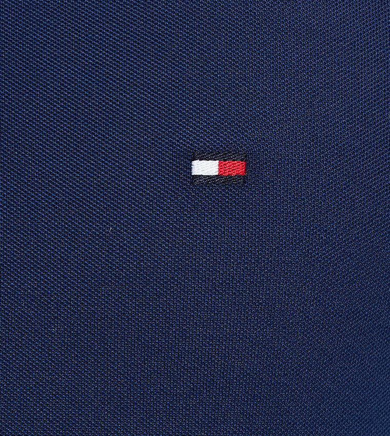Flag Detail Short Sleeves Polo T-Shirt