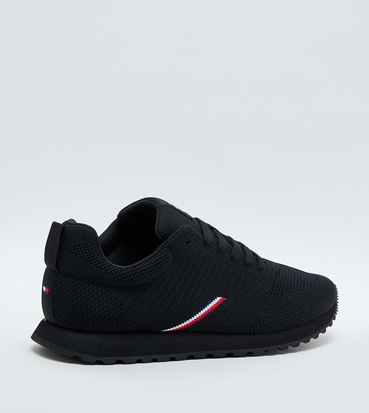Mesh Lace-Up Runner Sneakers