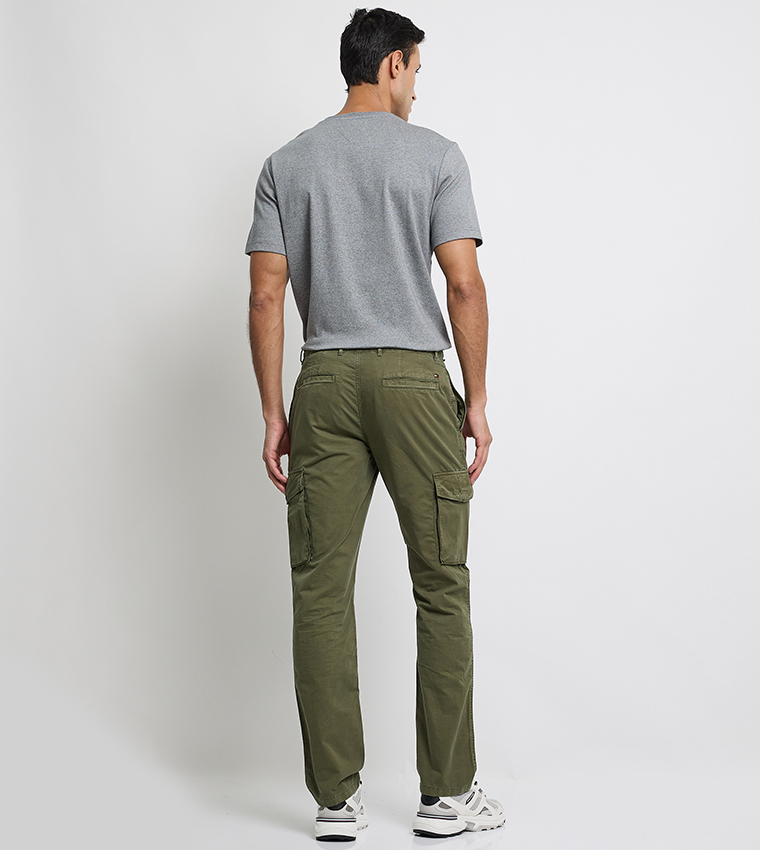 DENTON Solid Twill Cargo Pants