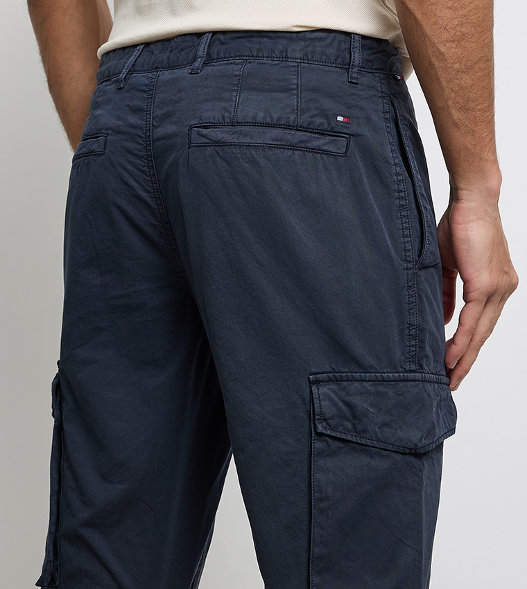 DENTON Solid Twill Cargo Pants
