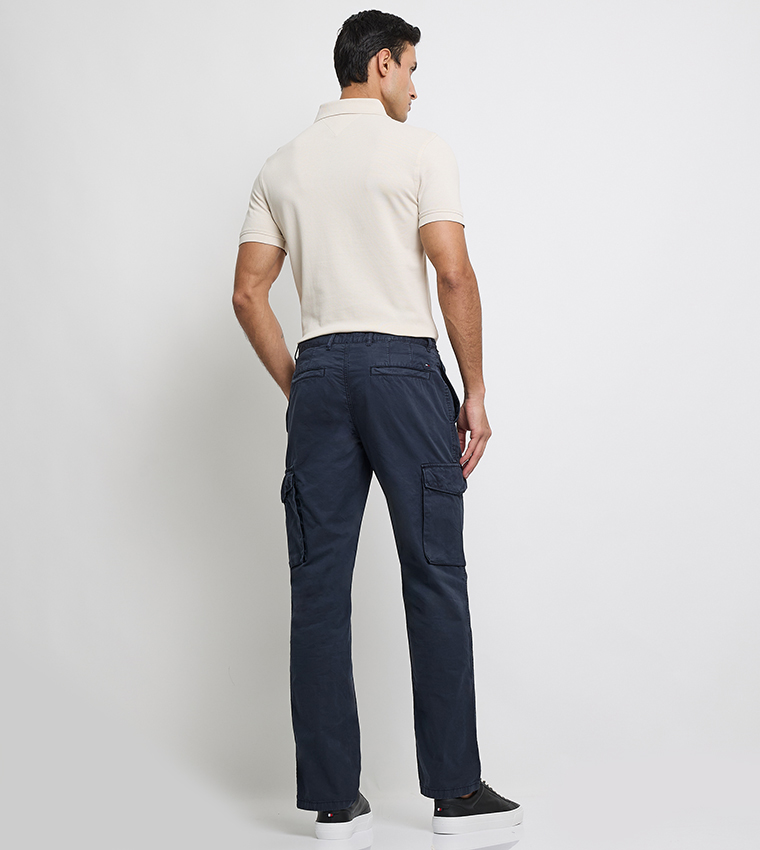 DENTON Solid Twill Cargo Pants