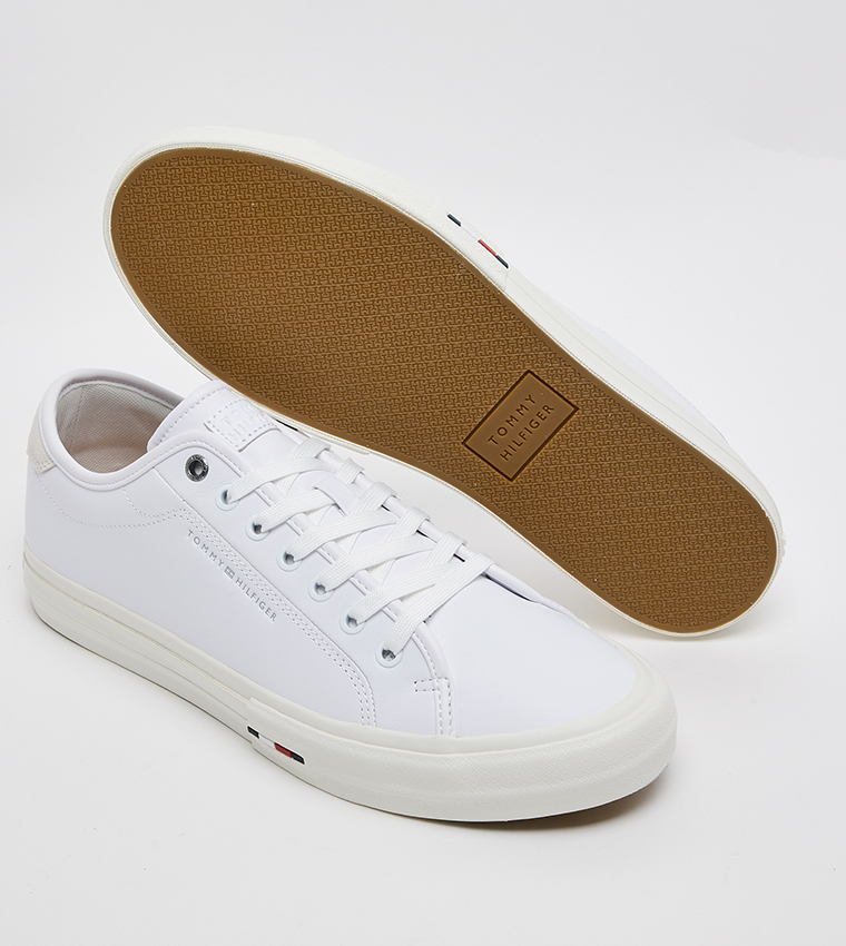 VULC STREET Textured Low-Top Sneakers