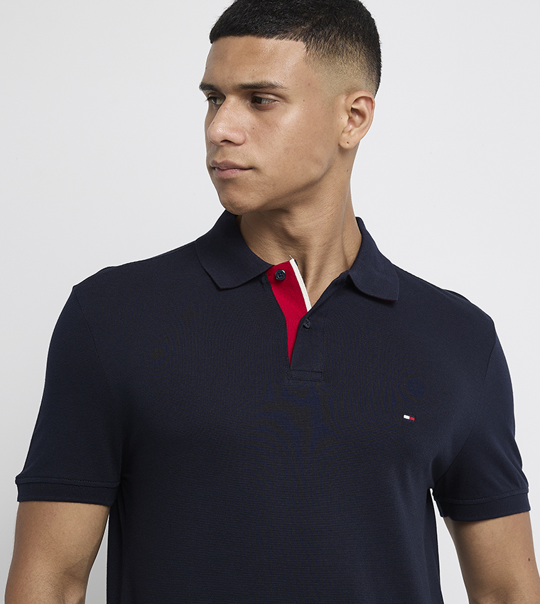 Logo Detail Short Sleeves Polo T-Shirt