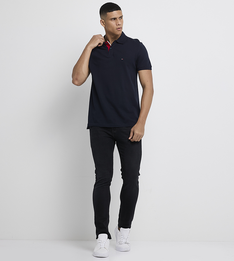 Logo Detail Short Sleeves Polo T-Shirt