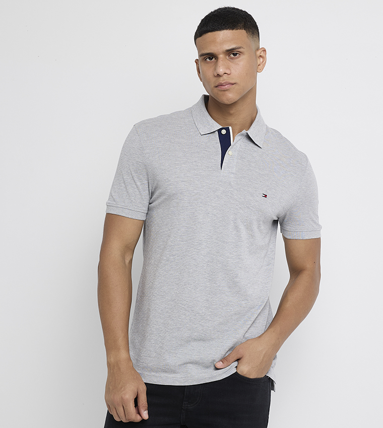 Logo Detail Short Sleeves Polo T-Shirt