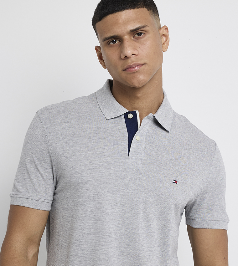 Logo Detail Short Sleeves Polo T-Shirt