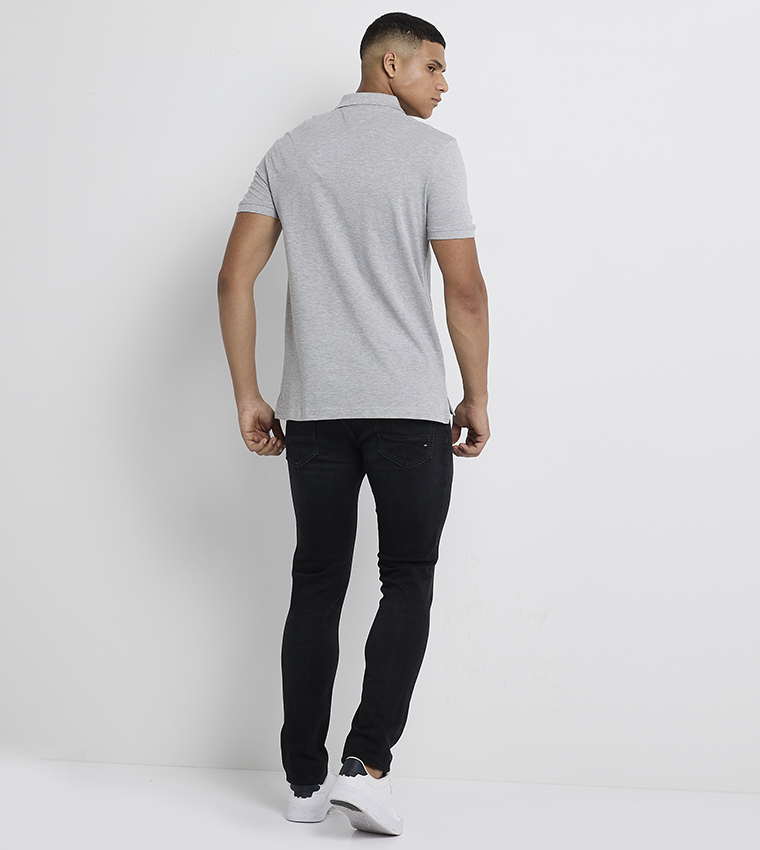 Logo Detail Short Sleeves Polo T-Shirt