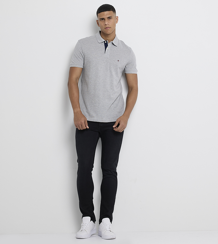 Logo Detail Short Sleeves Polo T-Shirt