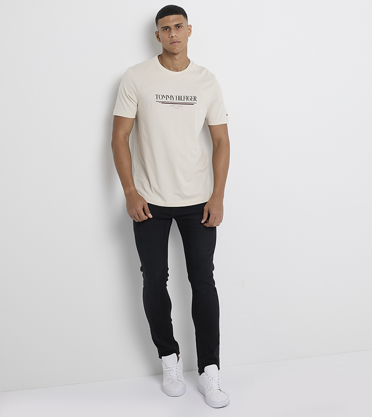 Logo Printed Crew Neck T-Shirt