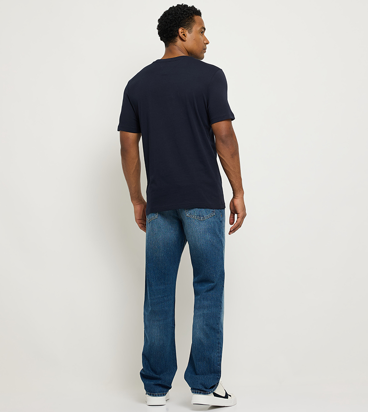 Monotype Printed Crew Neck T-Shirt
