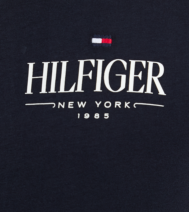 Monotype Printed Crew Neck T-Shirt