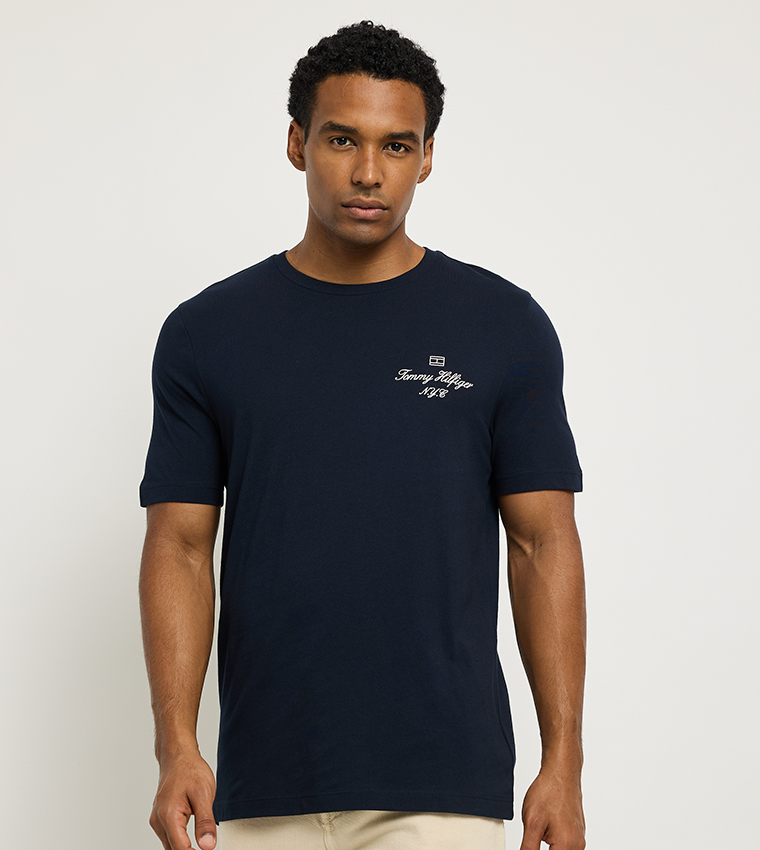 Logo Detail Crew Neck T-Shirt