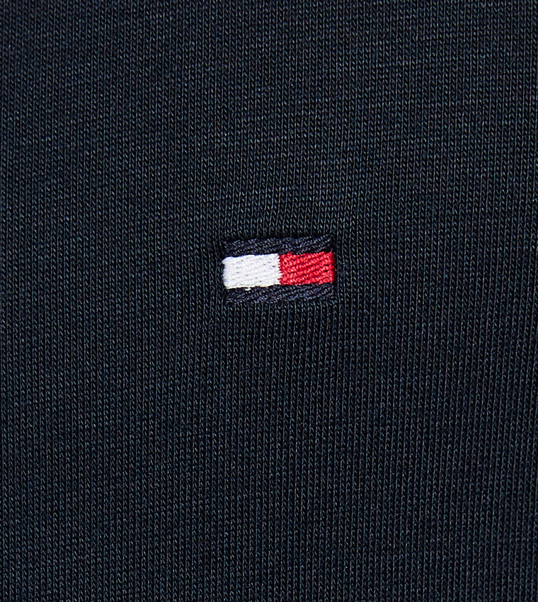 Flag Detail Crew Neck T-Shirt