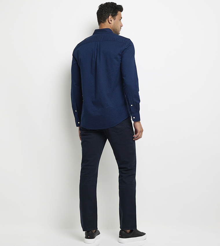 Self-Design Long Sleeves Shirt